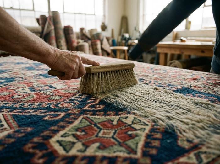 Entretenir un tapis au quotidien
