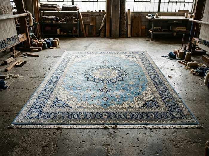 Tapis en soie